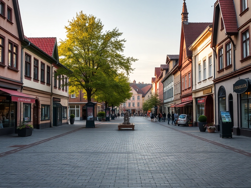 Historyczne zdjęcie Jastrzębia-Zdroju z czasów PRL-u, miasta górników na Górnym Śląsku, ukazujące charakterystyczną architekturę osiedli robotniczych i infrastrukturę górniczą